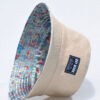 26090027_11 Khaki Butterfly Jacquard Reversible Bucket Hat 26090027_11