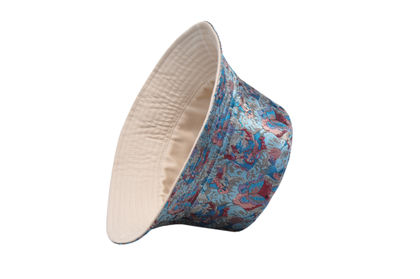 26090027_5 Khaki Butterfly Jacquard Reversible Bucket Hat 26090027_5