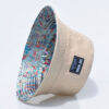26090027_6 Khaki Butterfly Jacquard Reversible Bucket Hat 26090027_6