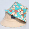 Khaki Squirrel Reversible Bucket Hat