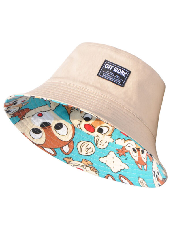 Khaki Squirrel Reversible Bucket Hat 26090028_13