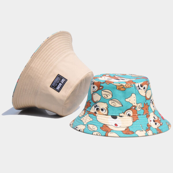 Khaki Squirrel Reversible Bucket Hat 26090028_15