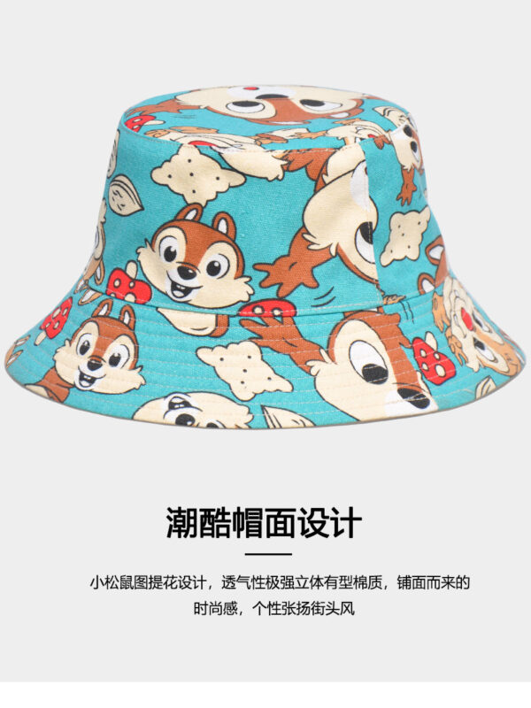 Khaki Squirrel Reversible Bucket Hat 26090028_25