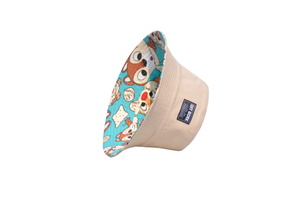 Khaki Squirrel Reversible Bucket Hat 26090028_4