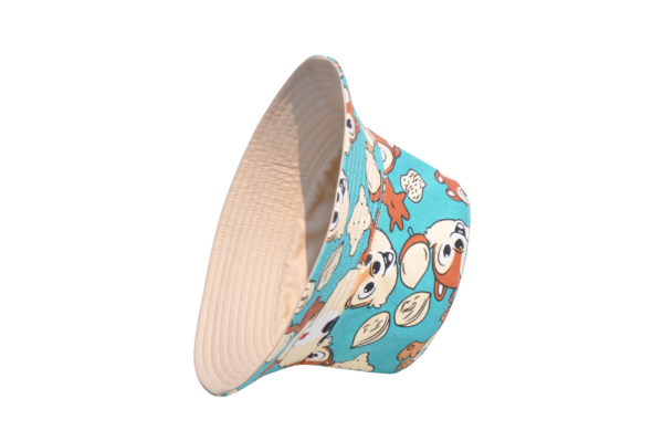 Khaki Squirrel Reversible Bucket Hat 26090028_7