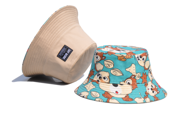 Khaki Squirrel Reversible Bucket Hat 26090028_8