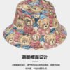 26090029_29 Khaki Little Bear Reversible Bucket Hat 26090029_29