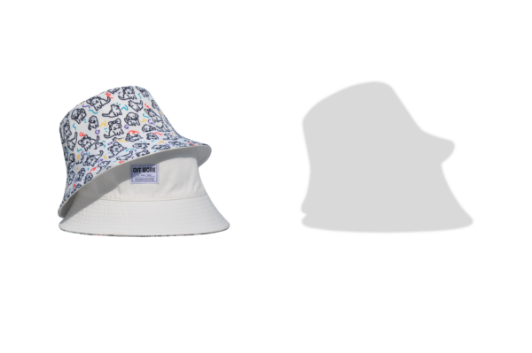26090032_15 Puppy All-Over Print Reversible Bucket Hat 26090032_15