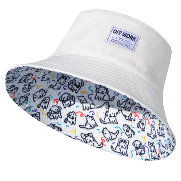 26090032_21 Puppy All-Over Print Reversible Bucket Hat 26090032_21