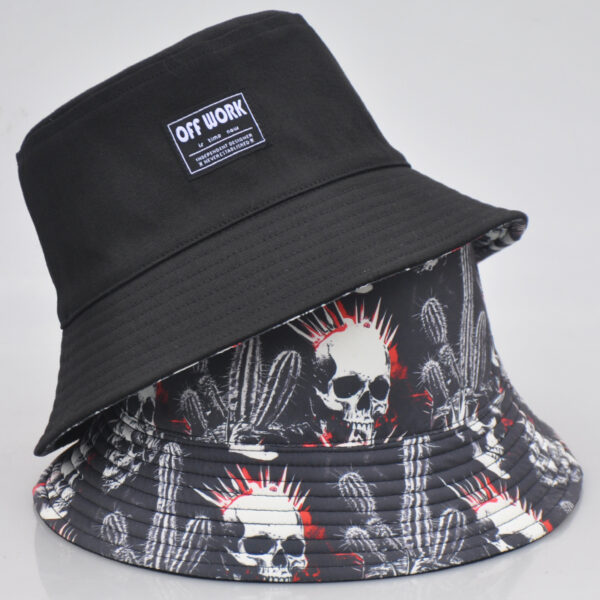 26090042_1 Skull Reversible Bucket Hat