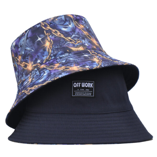 26090044_1 Gold Chain Reversible Bucket Hat