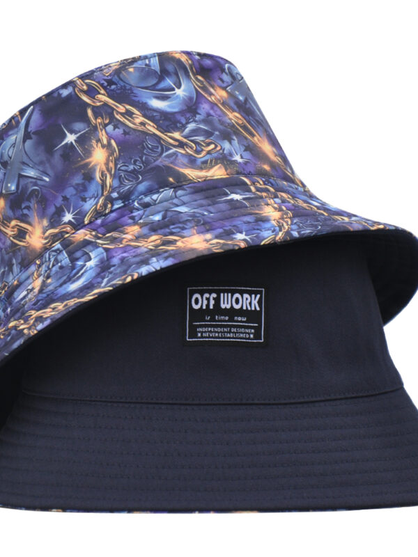 Gold Chain Reversible Bucket Hat