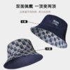 26090050_1 Navy Letter Reversible Bucket Hat