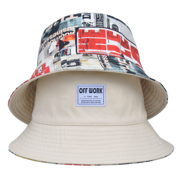 26090056_1 Magazine and Newspaper Reversible Bucket Hat