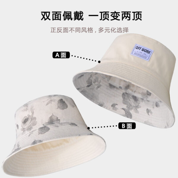 26090067_1 Ivory Rose Reversible Bucket Hat