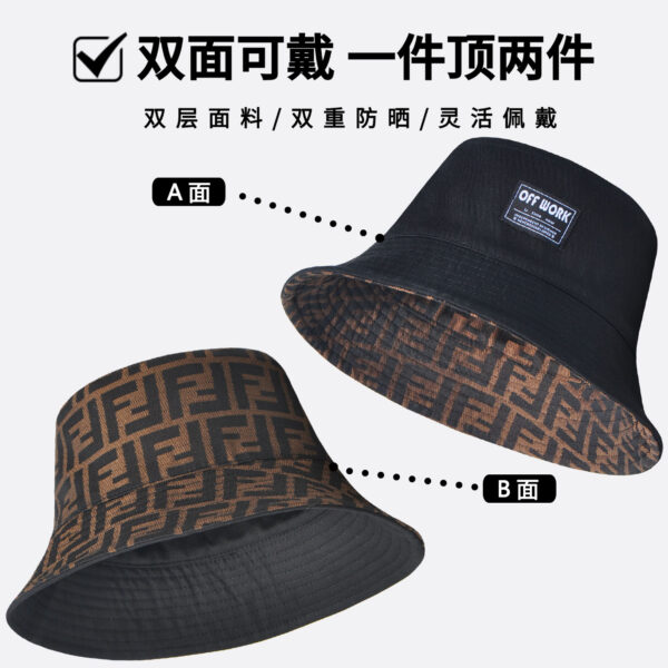 Double-F Monogram Reversible Bucket Hat