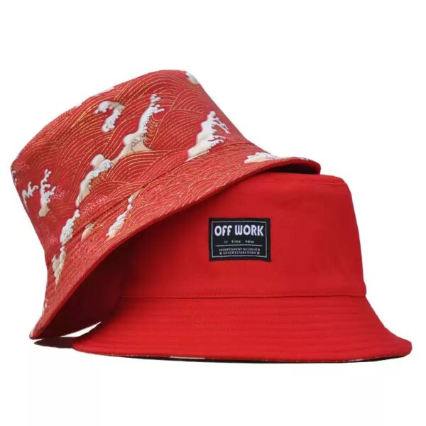 Golden Waves Reversible Bucket Hat