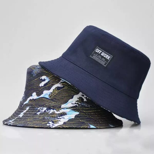 Golden Waves Reversible Bucket Hat