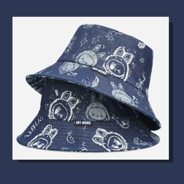 26090079_1 Labubu Denim Bucket Hat