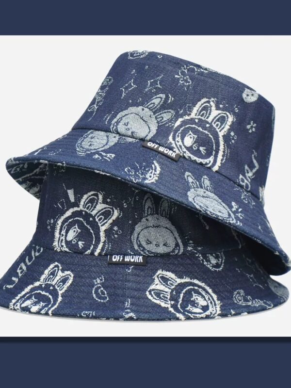Labubu Denim Bucket Hat