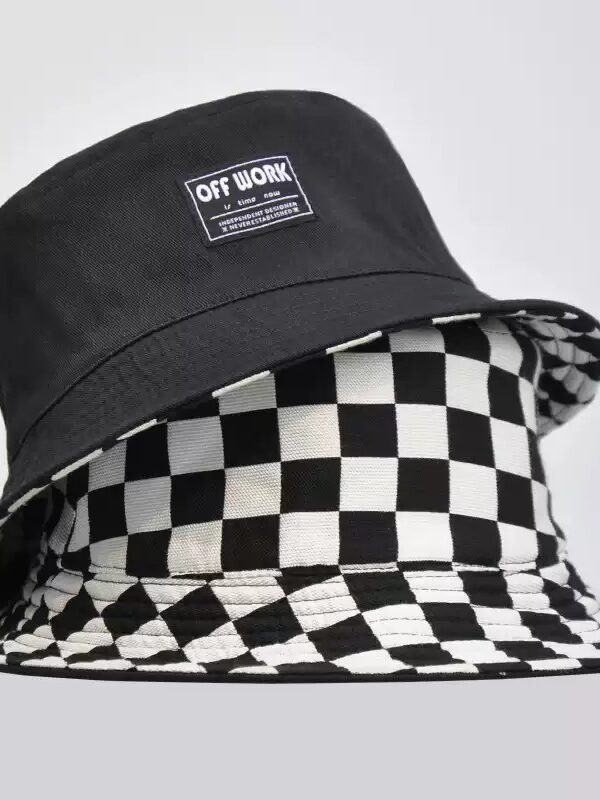 Checkerboard Reversible Bucket Hat (Classic)