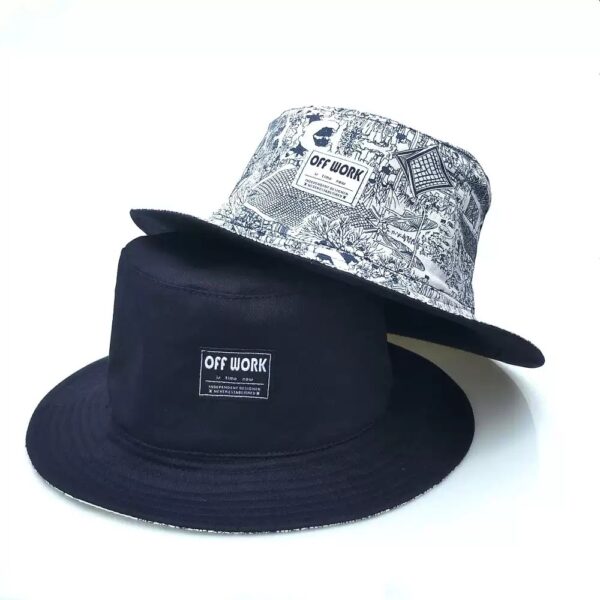 26090084_1 Along the River During Qingming Reversible Bucket Hat