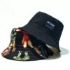 Figure Print Reversible Bucket Hat